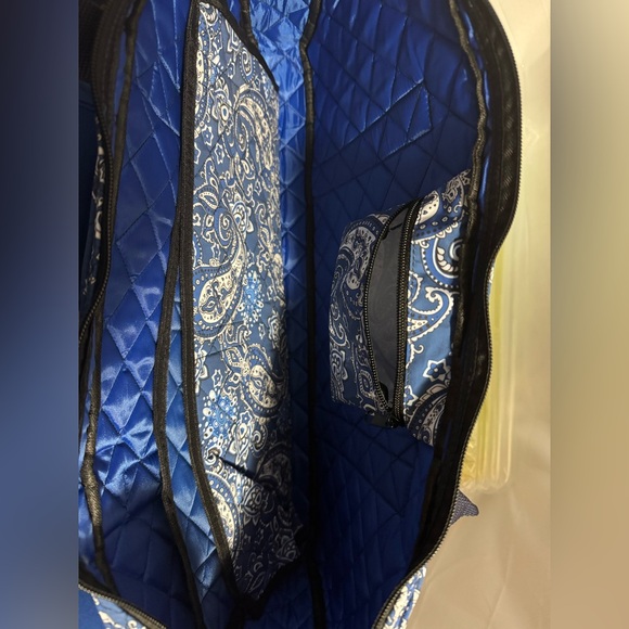 Blue Floral Mahjong Complete Set with Carrying Case - Picture 5 of 13